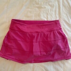 LULULEMON Sonic Pink Pace Rival Skirt